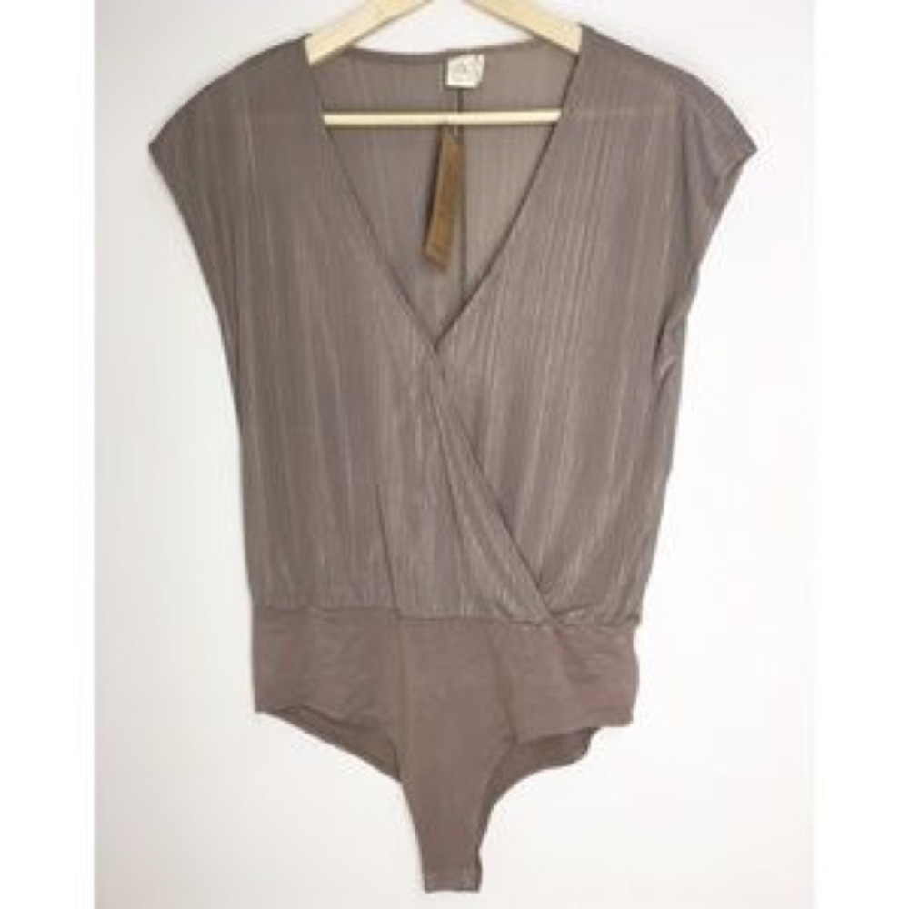 Paper crane beige body suit